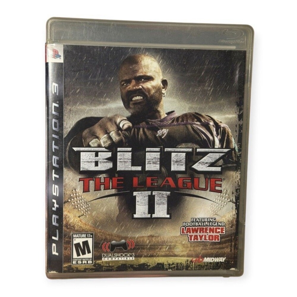 Blitz The League II 2 PS3 PlayStation 3 Midway Football Game Rare Tested Working